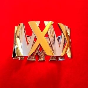 XV Gold and Silver Bracelet